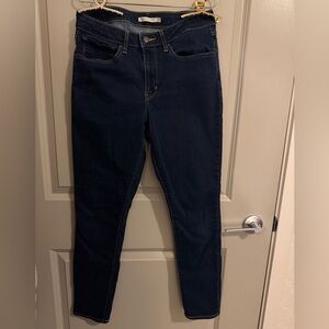 Levi's Women's Dark Blue Skinny Jeans